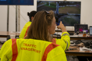 Traffic Management Staff In Operations Centre For Event